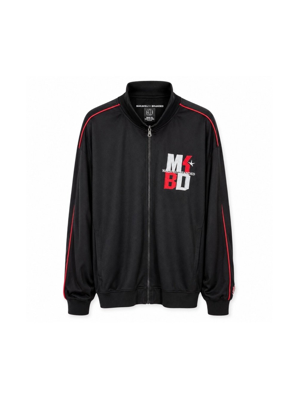 Vintage Y2K Makaveli Branded 2Pac Tupac Track Jacket XL Hip Hop Rap Streetwear